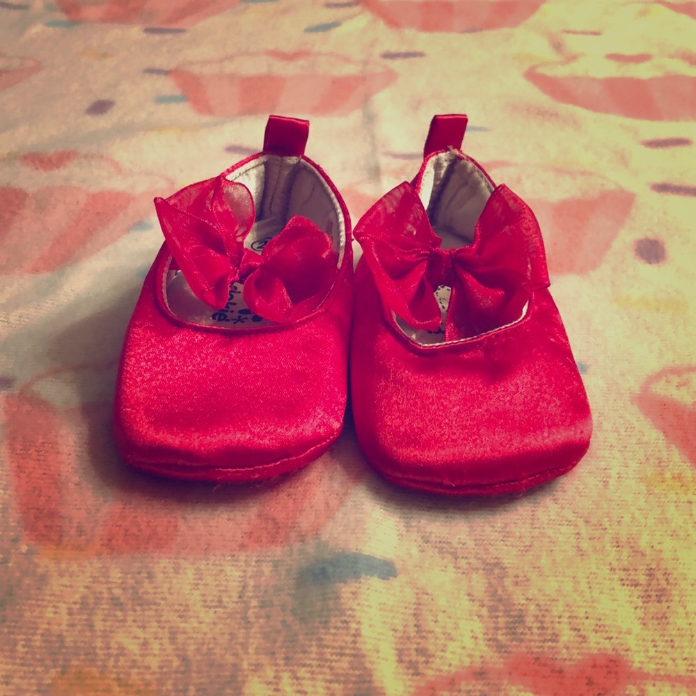 Red Ballet Flats
